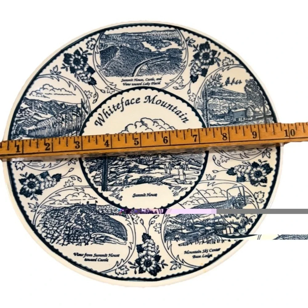 Whiteface Mountain‎ NY Collectors Plate Adirondacks Lake Placid Fine Ironstone